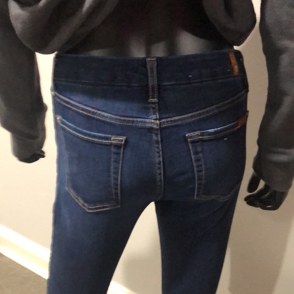 Seven 7 for all mankind ankle Blair super skinny jeans New without tags 26 - Picture 2 of 13